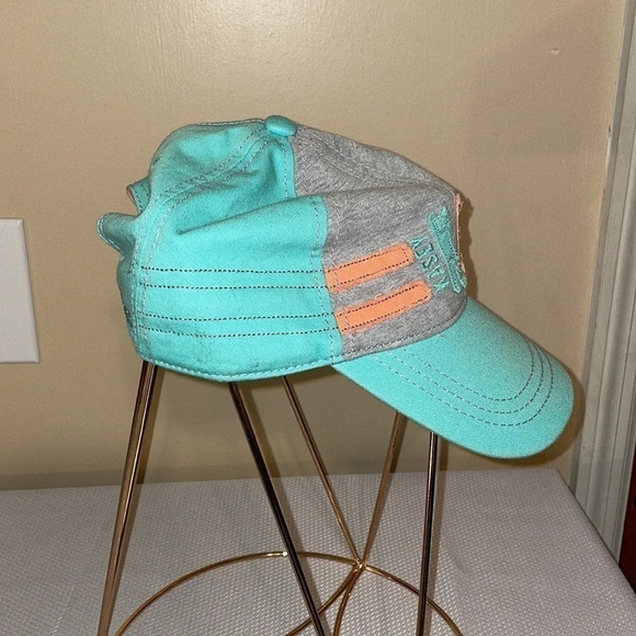 NASCAR hat ball cap authentics racing Kasey Kahne Chase race aqua grey - Picture 3 of 6